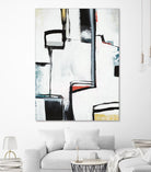 The A Line I by Daleno Art on GIANT ART - red abstract abstrait 