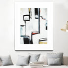 The A Line I by Daleno Art on GIANT ART - red abstract abstrait 