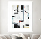 The A Line I by Daleno Art on GIANT ART - red abstract abstrait 