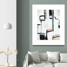 The A Line I by Daleno Art on GIANT ART - red abstract abstrait 