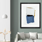 Setting Early I by Daleno Art on GIANT ART - gold shapes abstrait 