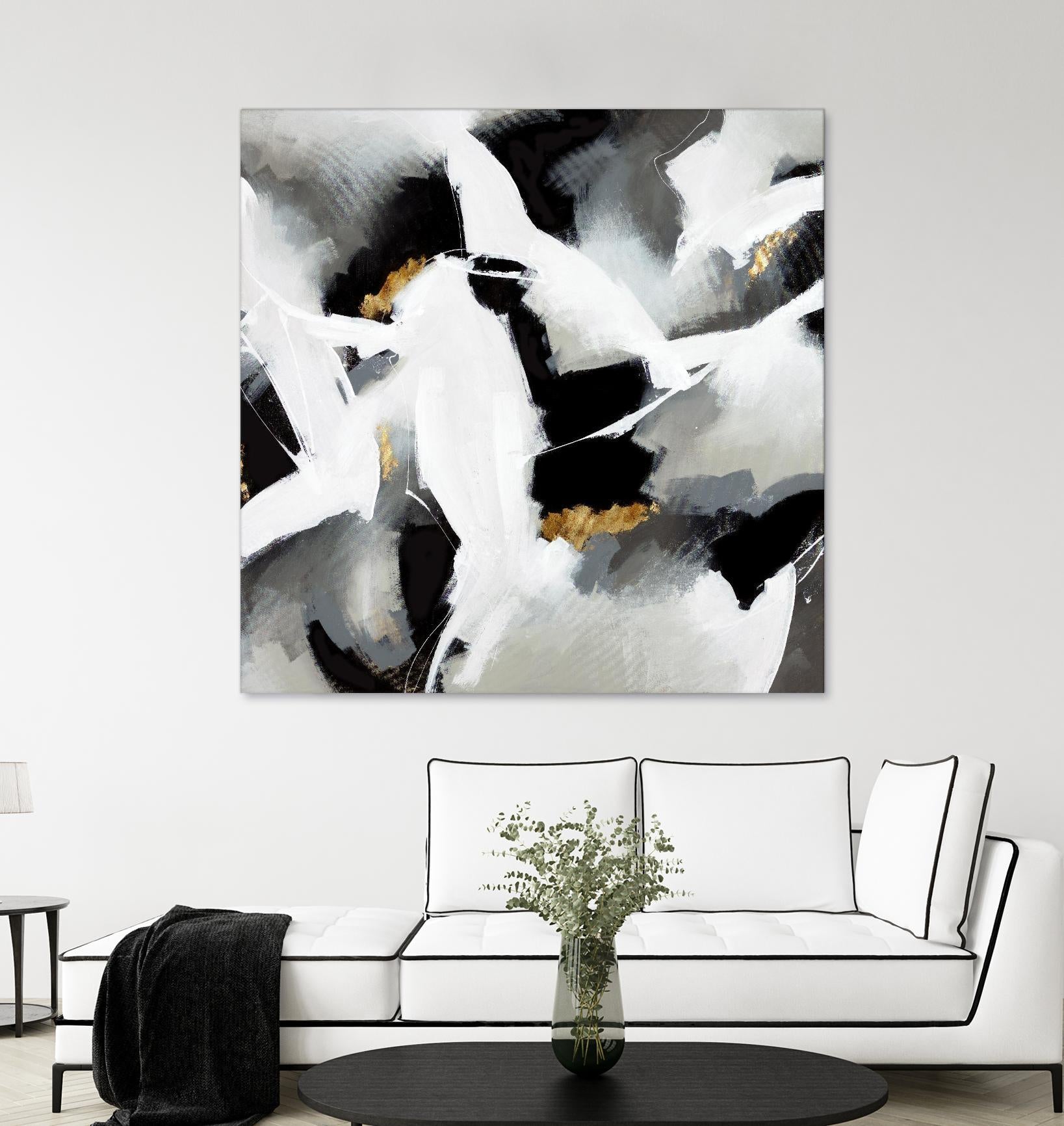 Driven to Dig In by Daleno Art on GIANT ART - gold abstract abstrait 