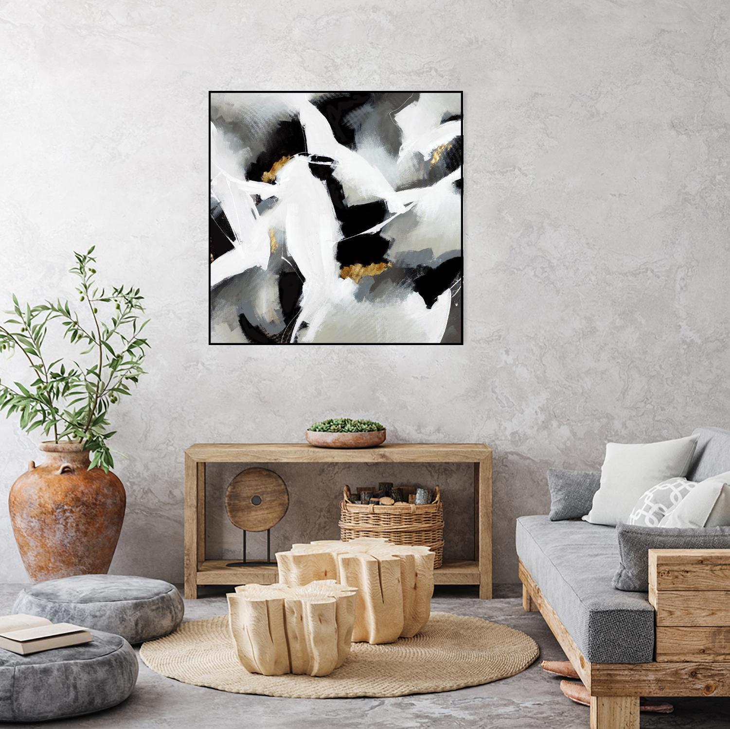 Driven to Dig In by Daleno Art on GIANT ART - gold abstract abstrait 