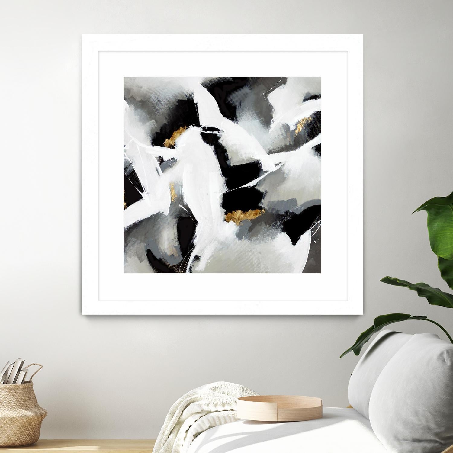 Driven to Dig In by Daleno Art on GIANT ART - gold abstract abstrait 