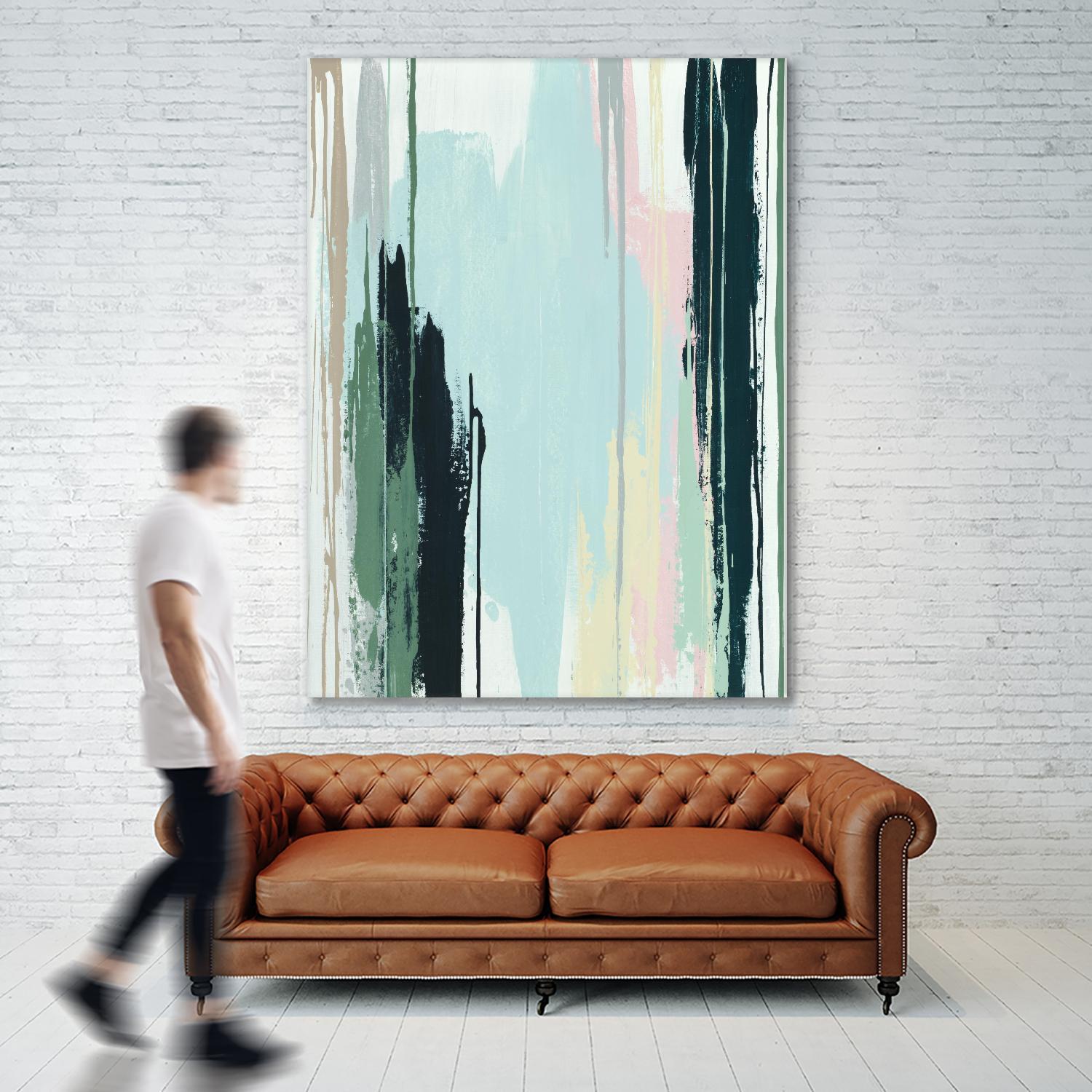 Splendid Mirage I by Daleno Art on GIANT ART - pink abstract abstrait 