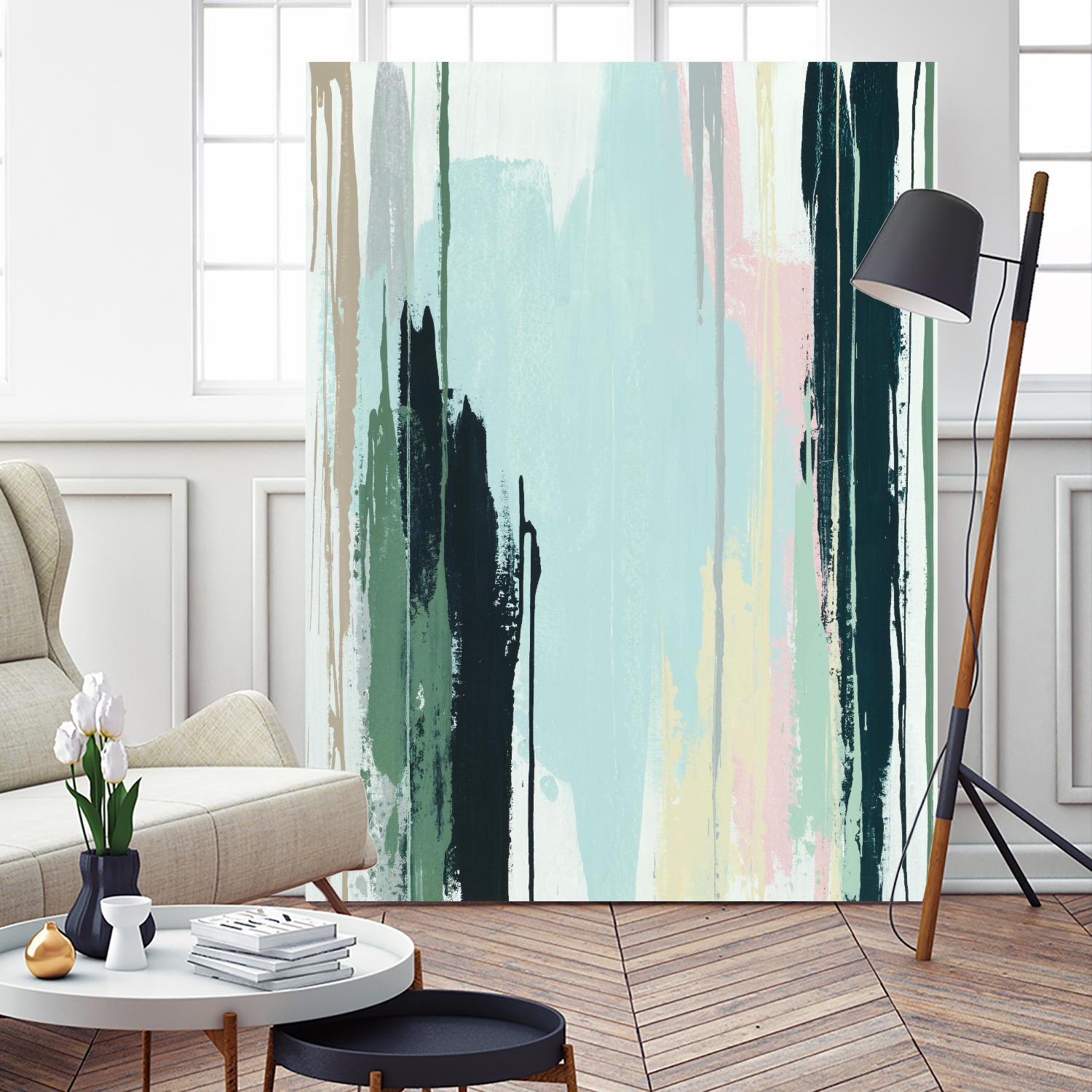 Splendid Mirage I by Daleno Art on GIANT ART - pink abstract abstrait 