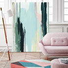 Splendid Mirage I by Daleno Art on GIANT ART - pink abstract abstrait 