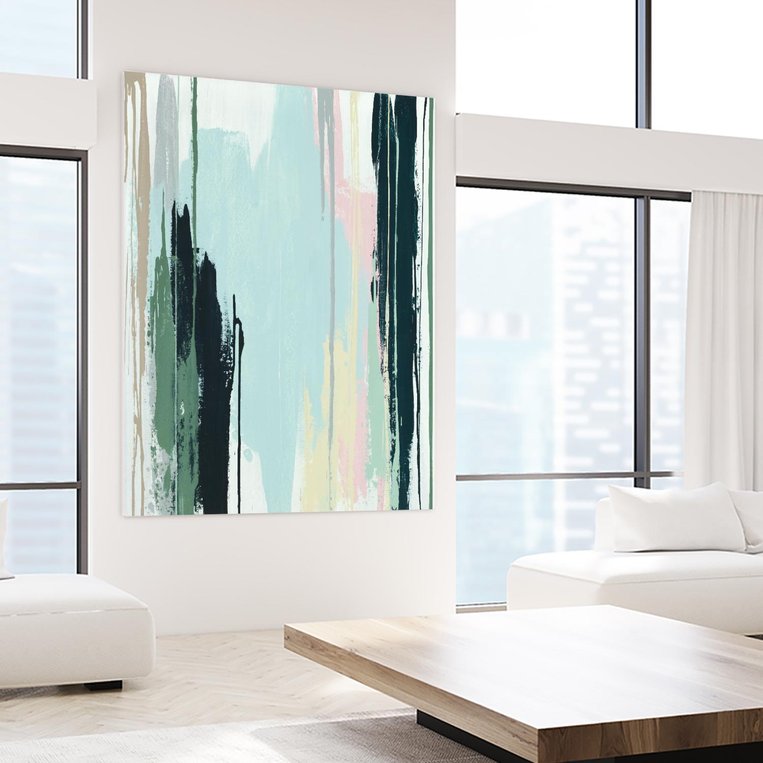 Splendid Mirage I by Daleno Art on GIANT ART - pink abstract abstrait 