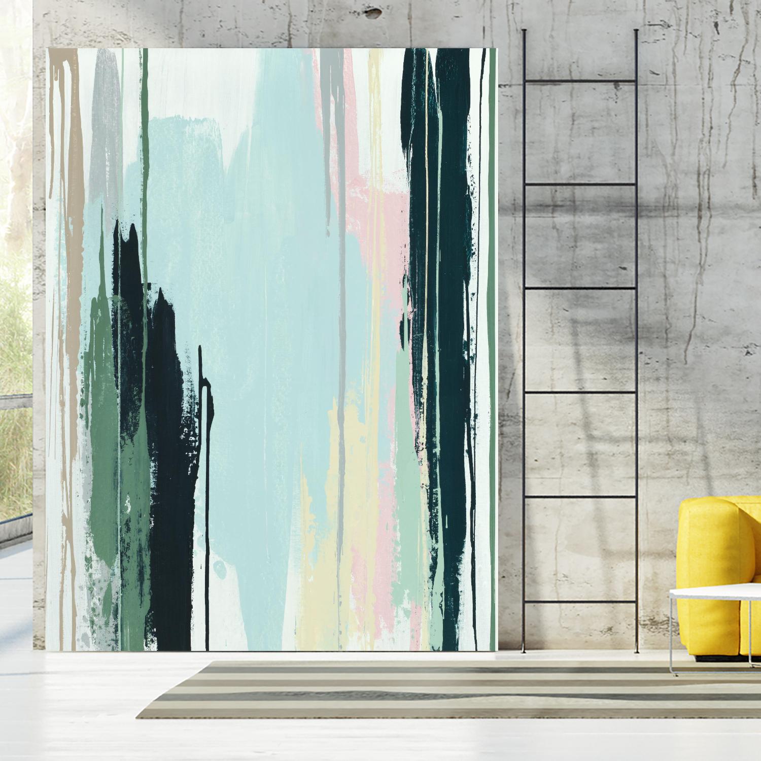 Splendid Mirage I by Daleno Art on GIANT ART - pink abstract abstrait 