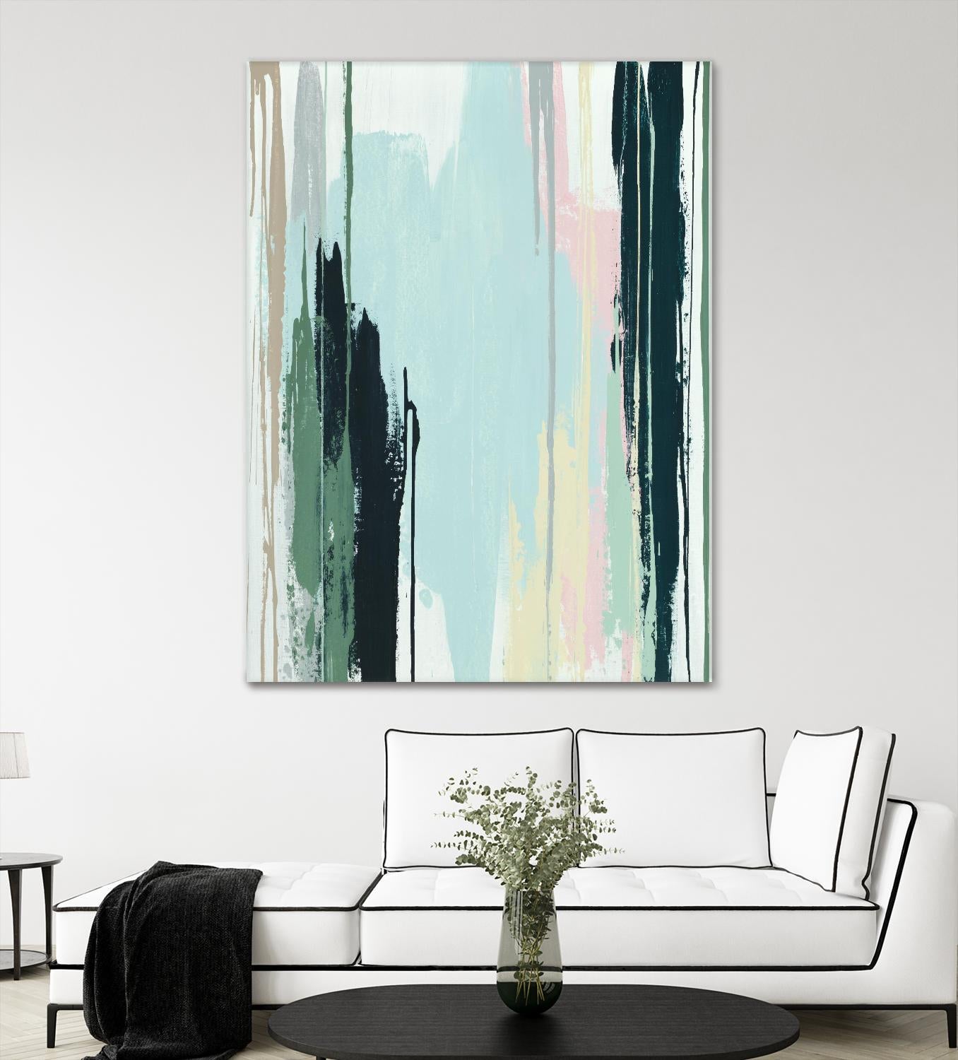 Splendid Mirage I by Daleno Art on GIANT ART - pink abstract abstrait 
