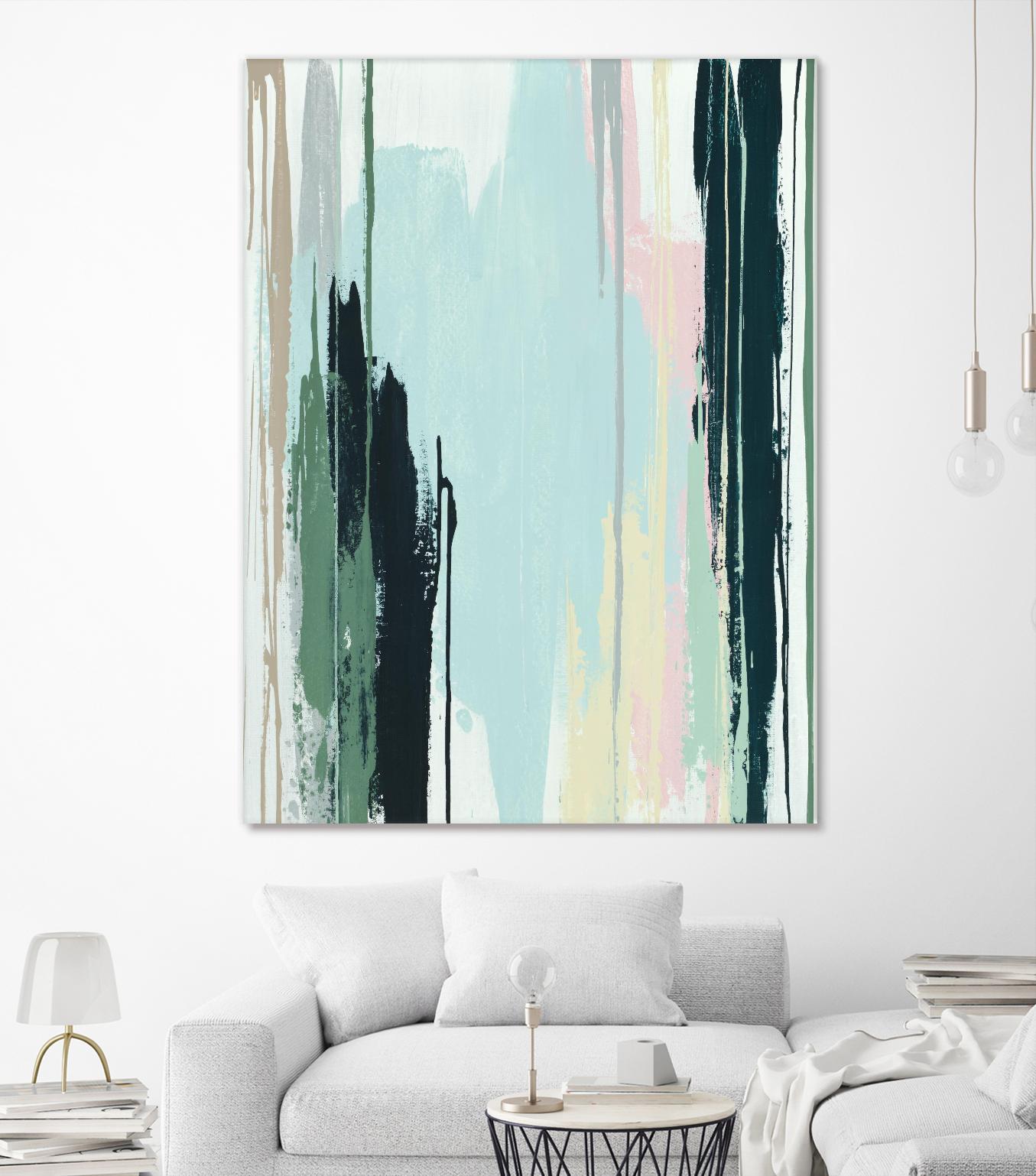 Splendid Mirage I by Daleno Art on GIANT ART - pink abstract abstrait 