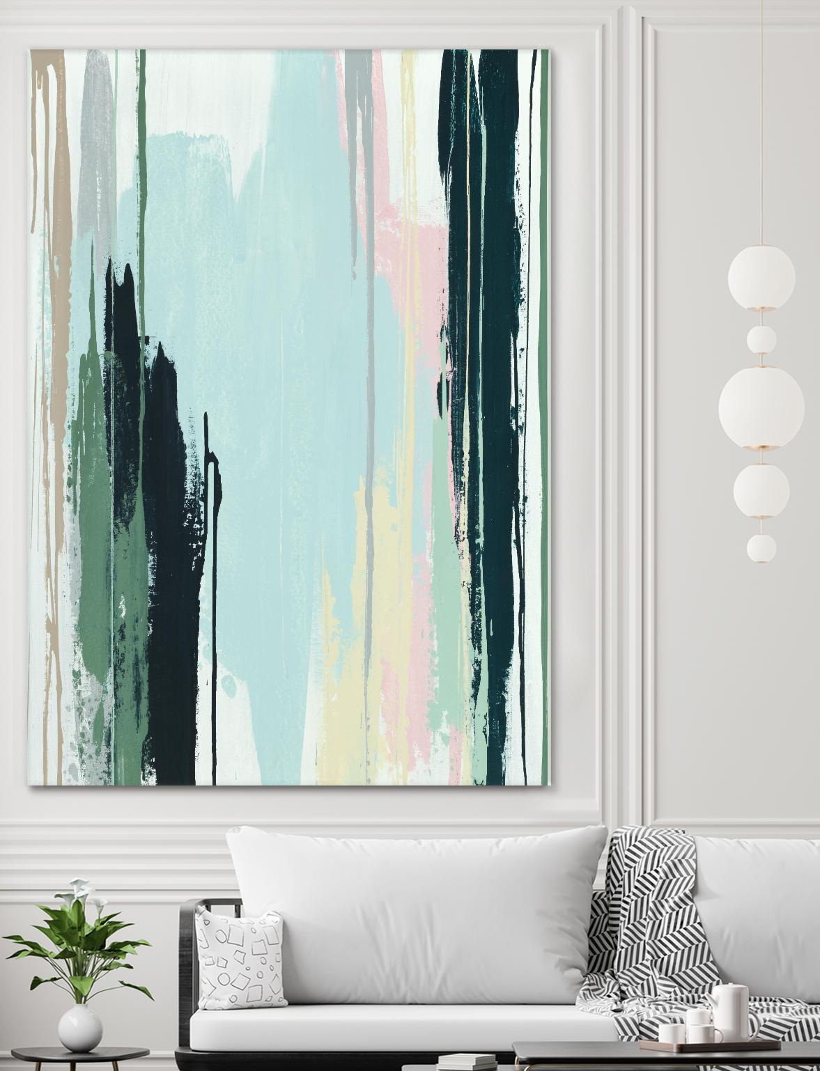 Splendid Mirage I by Daleno Art on GIANT ART - pink abstract abstrait 