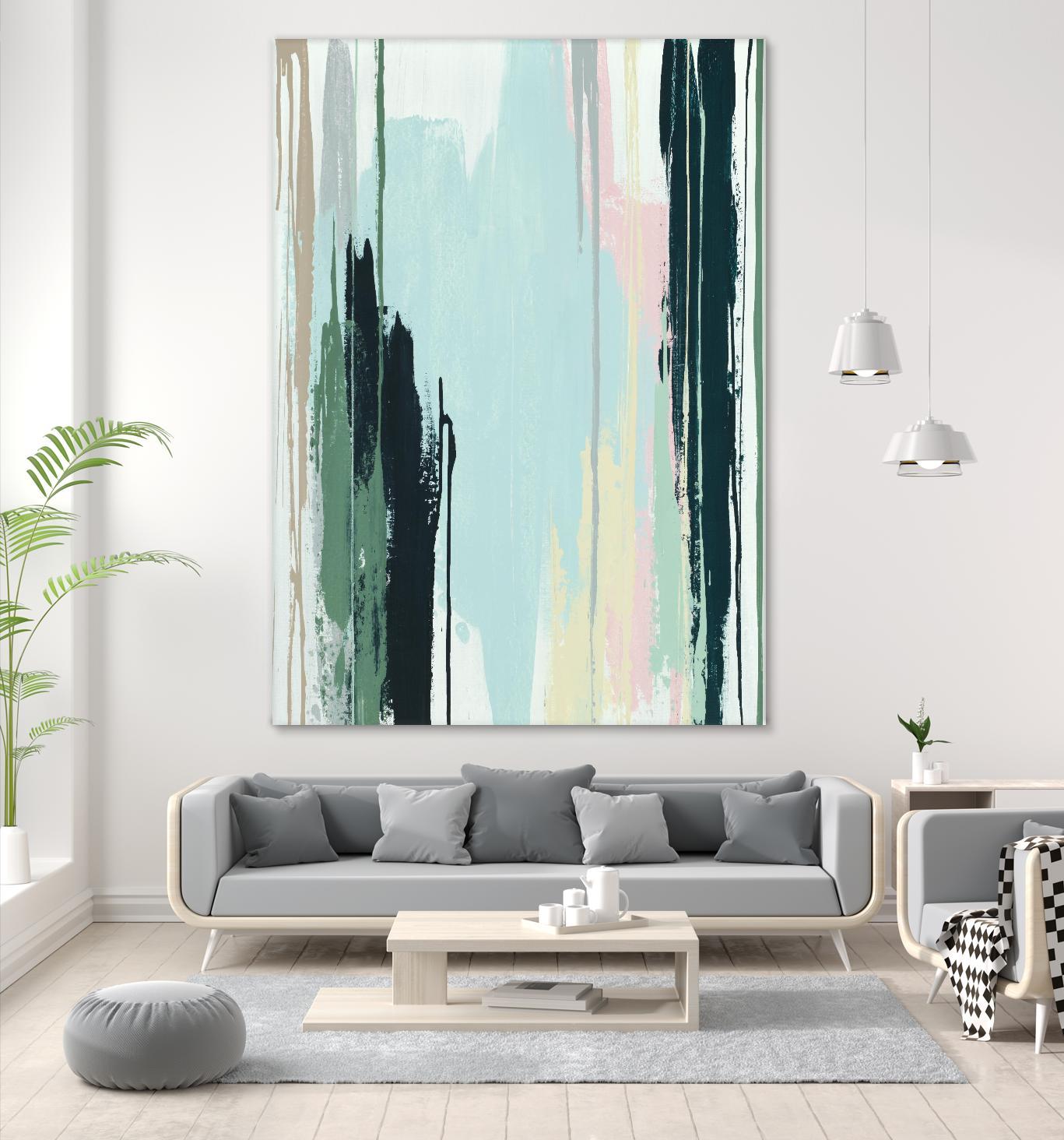 Splendid Mirage I by Daleno Art on GIANT ART - pink abstract abstrait 