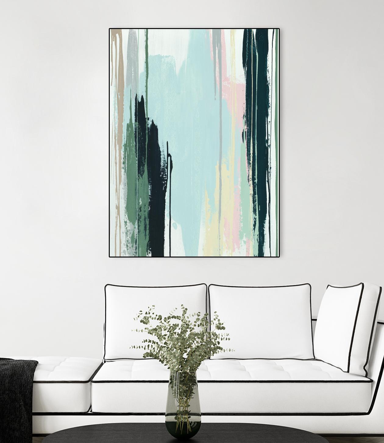 Splendid Mirage I by Daleno Art on GIANT ART - pink abstract abstrait 
