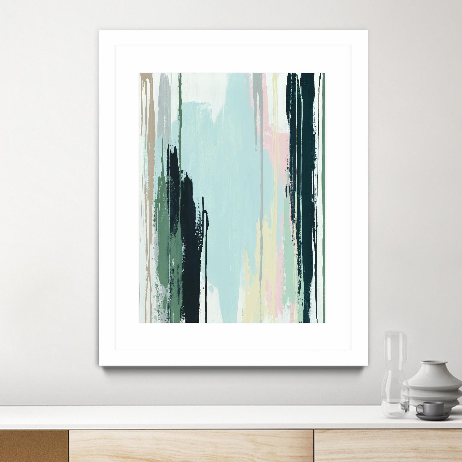 Splendid Mirage I by Daleno Art on GIANT ART - pink abstract abstrait 
