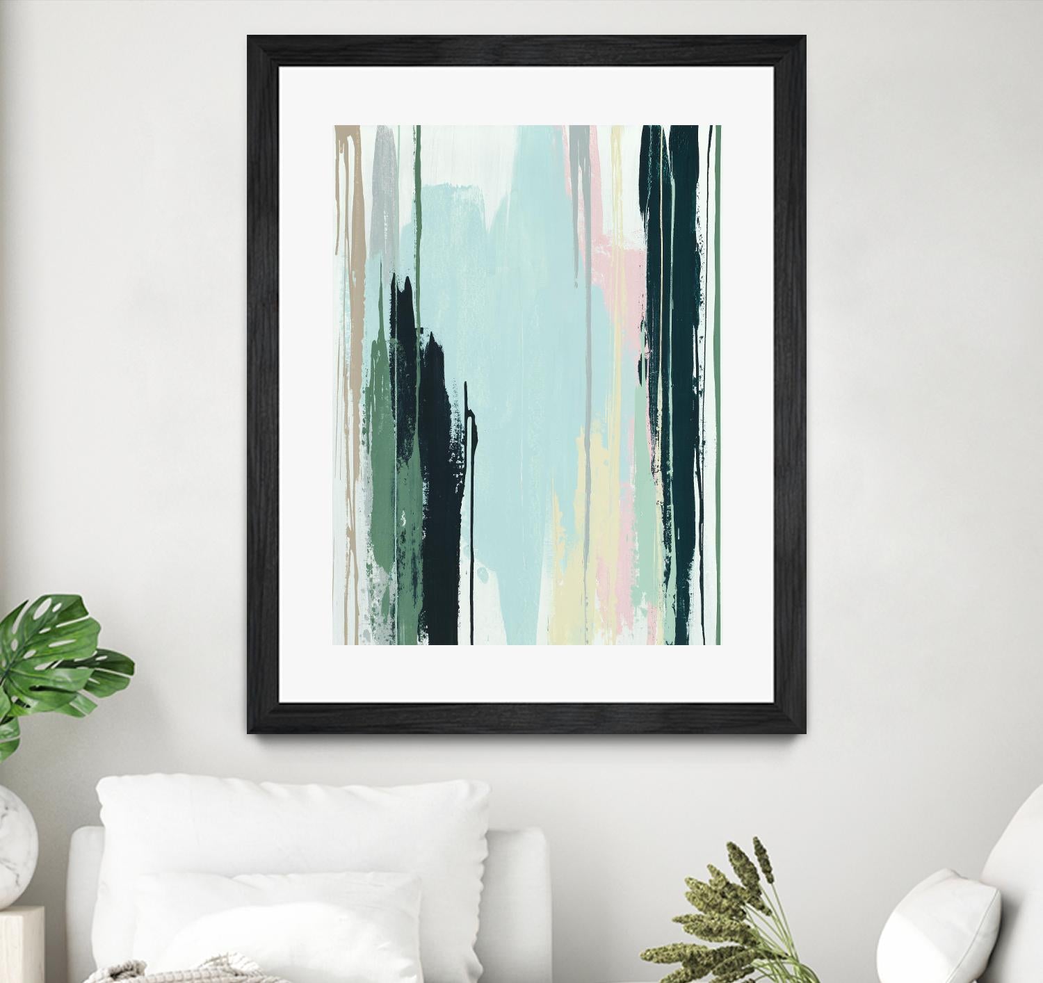 Splendid Mirage I by Daleno Art on GIANT ART - pink abstract abstrait 