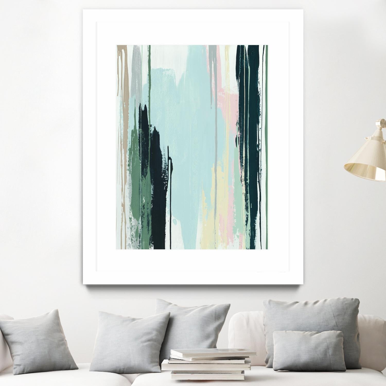 Splendid Mirage I by Daleno Art on GIANT ART - pink abstract abstrait 