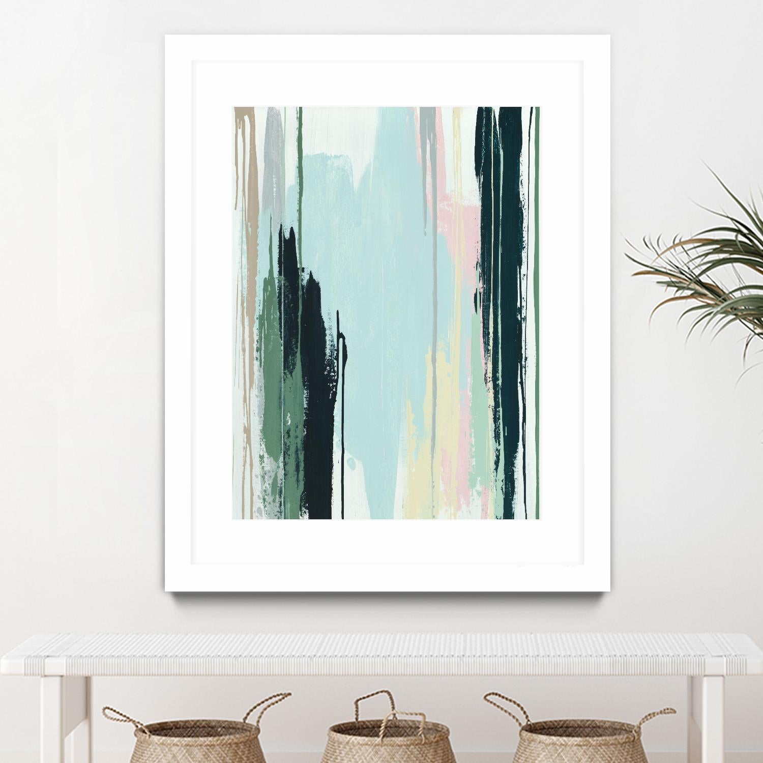 Splendid Mirage I by Daleno Art on GIANT ART - pink abstract abstrait 