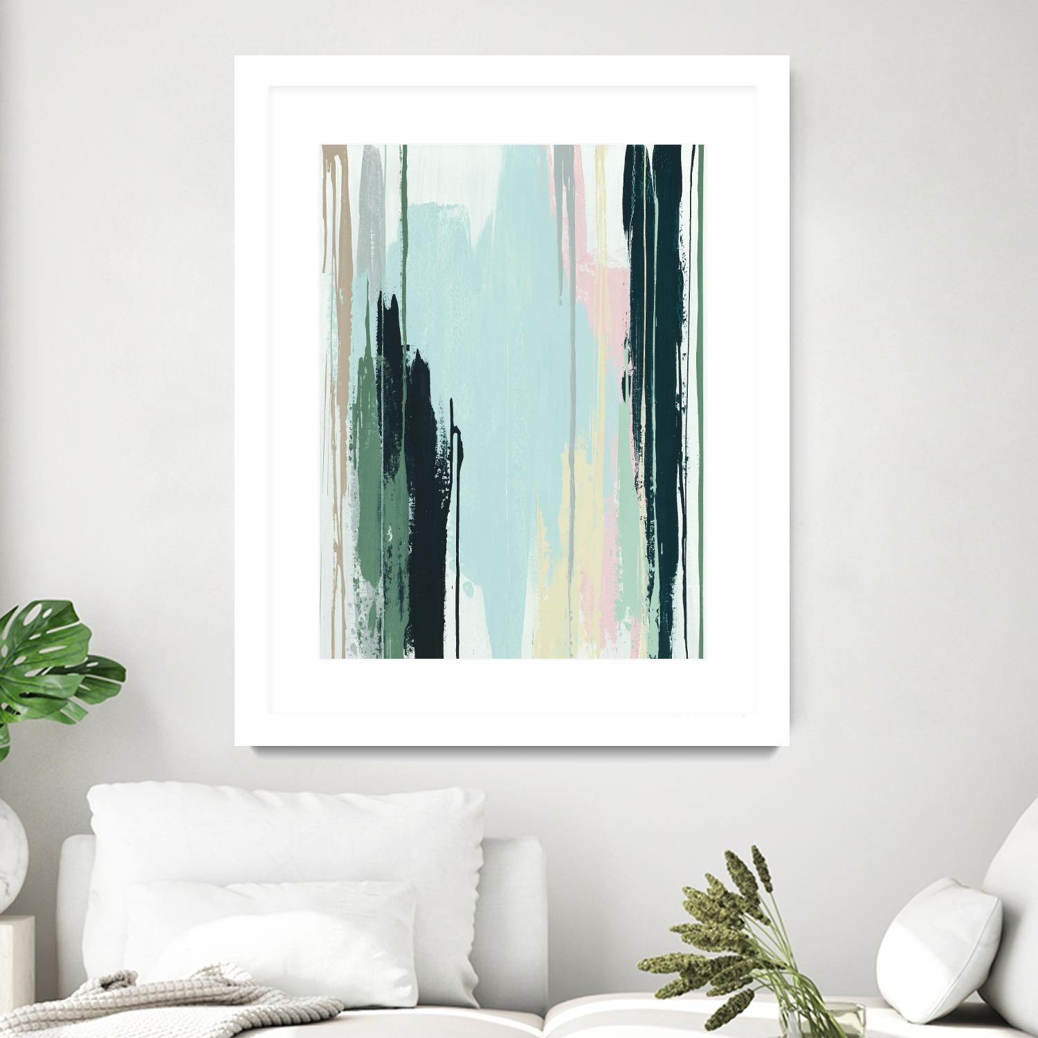 Splendid Mirage I by Daleno Art on GIANT ART - pink abstract abstrait 