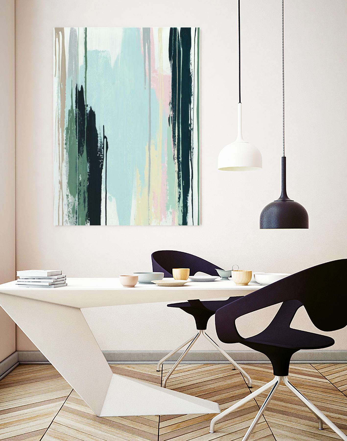 Splendid Mirage I by Daleno Art on GIANT ART - pink abstract abstrait 