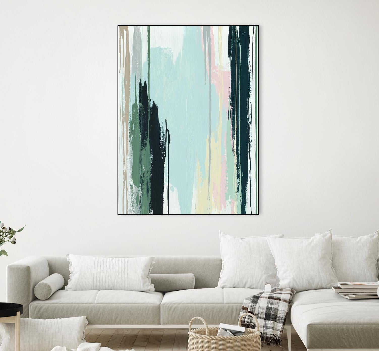 Splendid Mirage I by Daleno Art on GIANT ART - pink abstract abstrait 