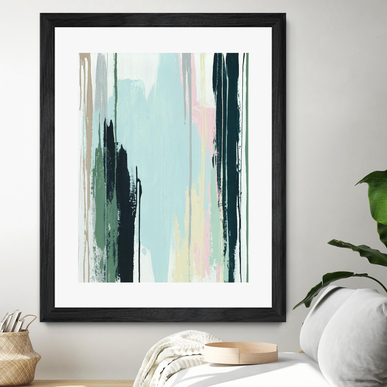Splendid Mirage I by Daleno Art on GIANT ART - pink abstract abstrait 