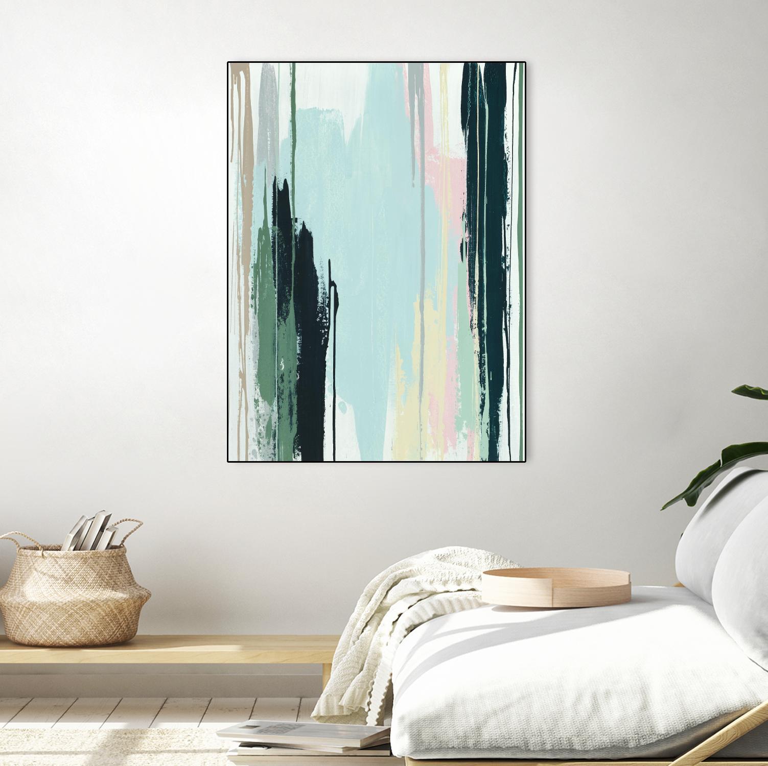 Splendid Mirage I by Daleno Art on GIANT ART - pink abstract abstrait 