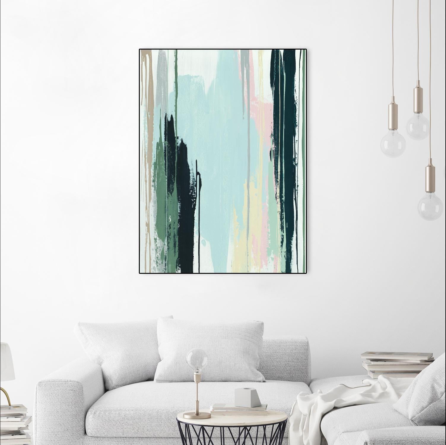 Splendid Mirage I by Daleno Art on GIANT ART - pink abstract abstrait 