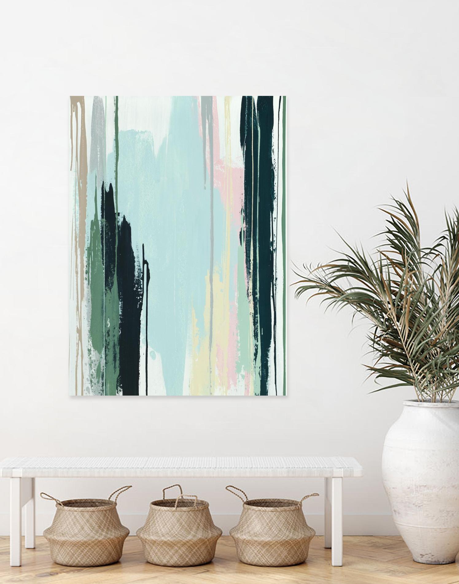 Splendid Mirage I by Daleno Art on GIANT ART - pink abstract abstrait 
