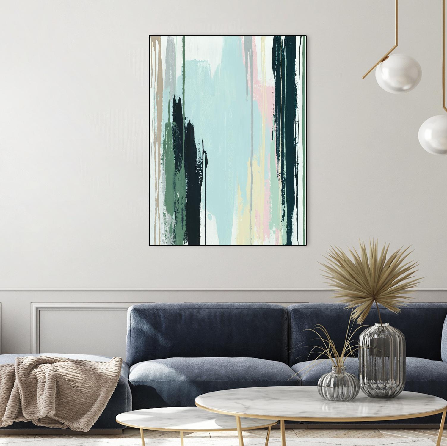 Splendid Mirage I by Daleno Art on GIANT ART - pink abstract abstrait 
