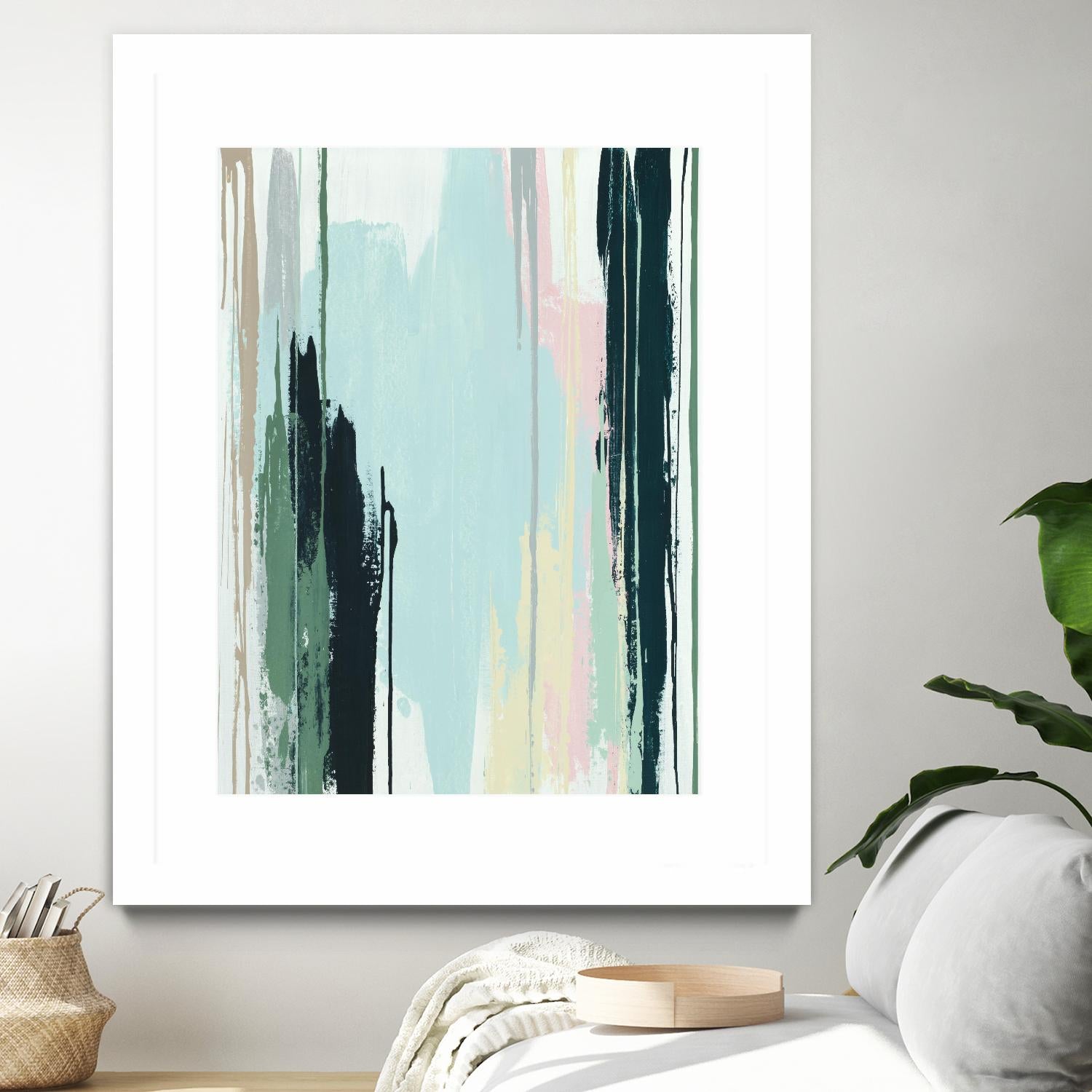 Splendid Mirage I by Daleno Art on GIANT ART - pink abstract abstrait 