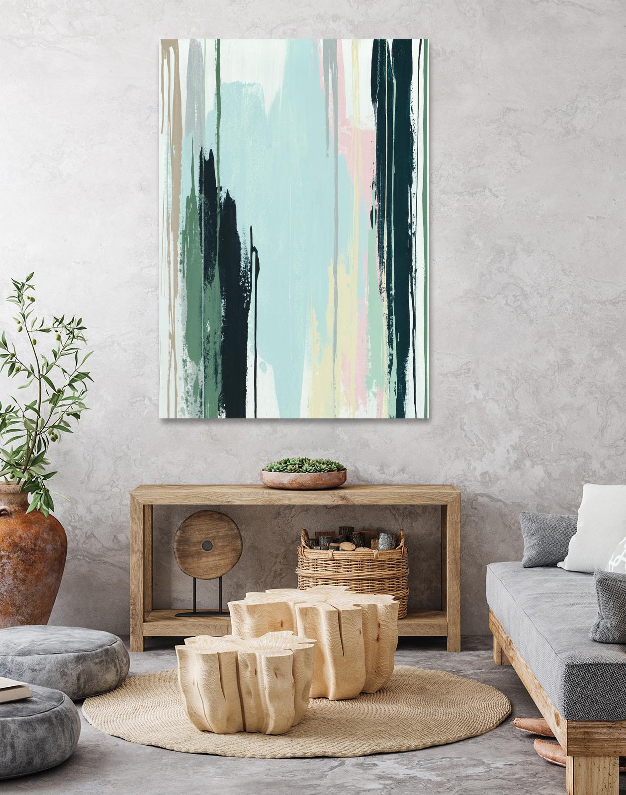 Splendid Mirage I by Daleno Art on GIANT ART - pink abstract abstrait 