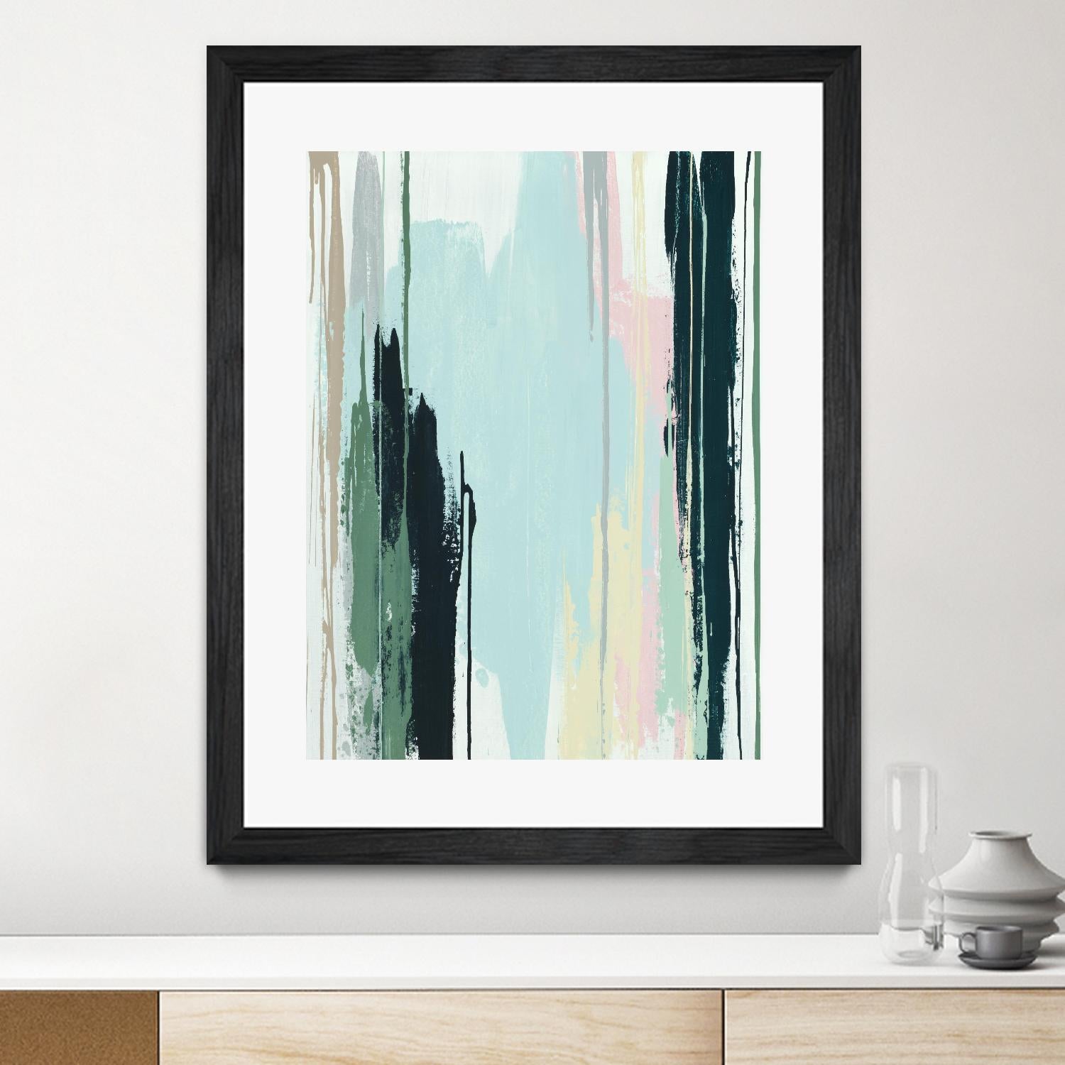 Splendid Mirage I by Daleno Art on GIANT ART - pink abstract abstrait 