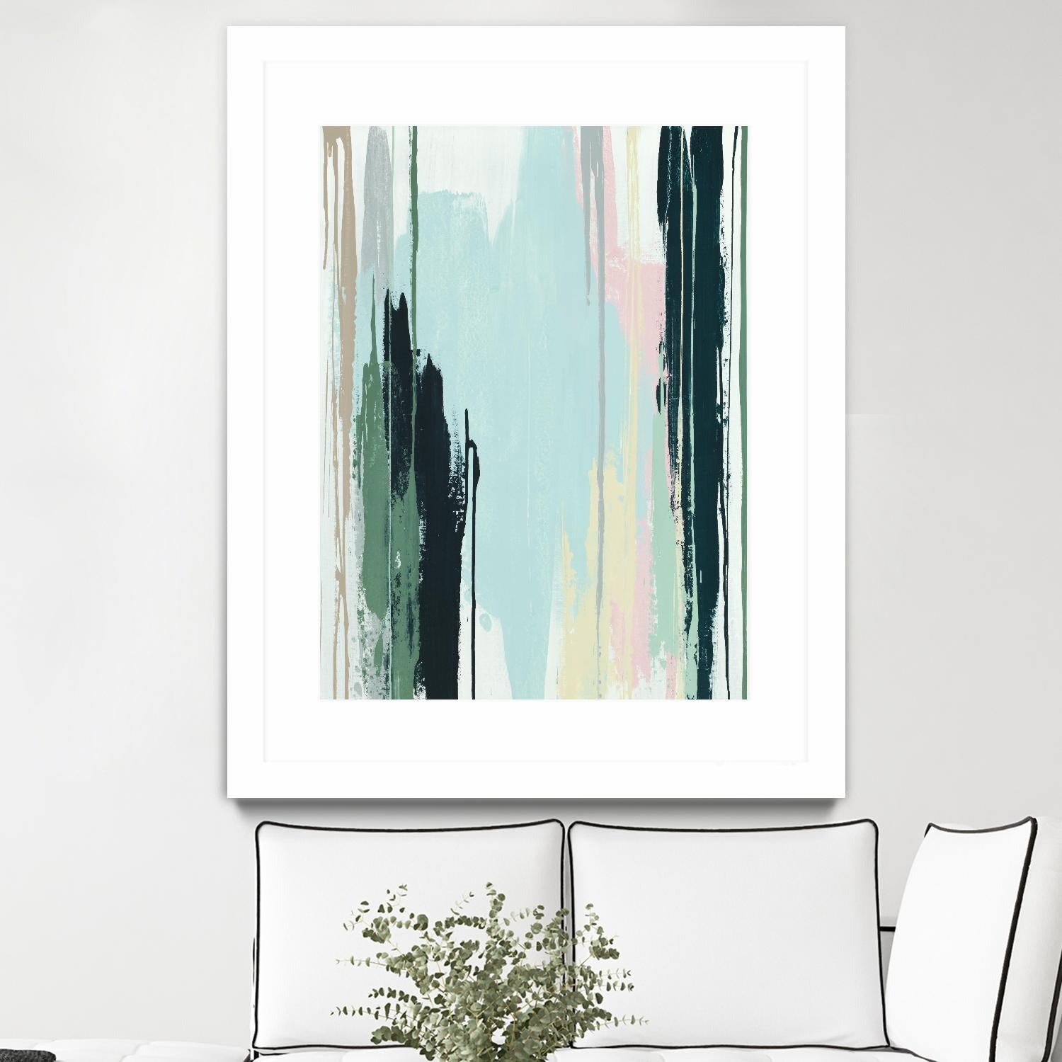 Splendid Mirage I by Daleno Art on GIANT ART - pink abstract abstrait 