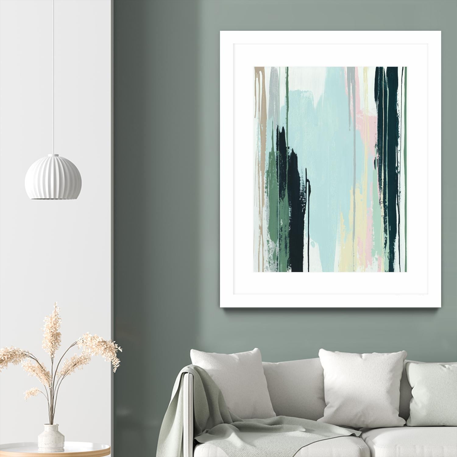 Splendid Mirage I by Daleno Art on GIANT ART - pink abstract abstrait 