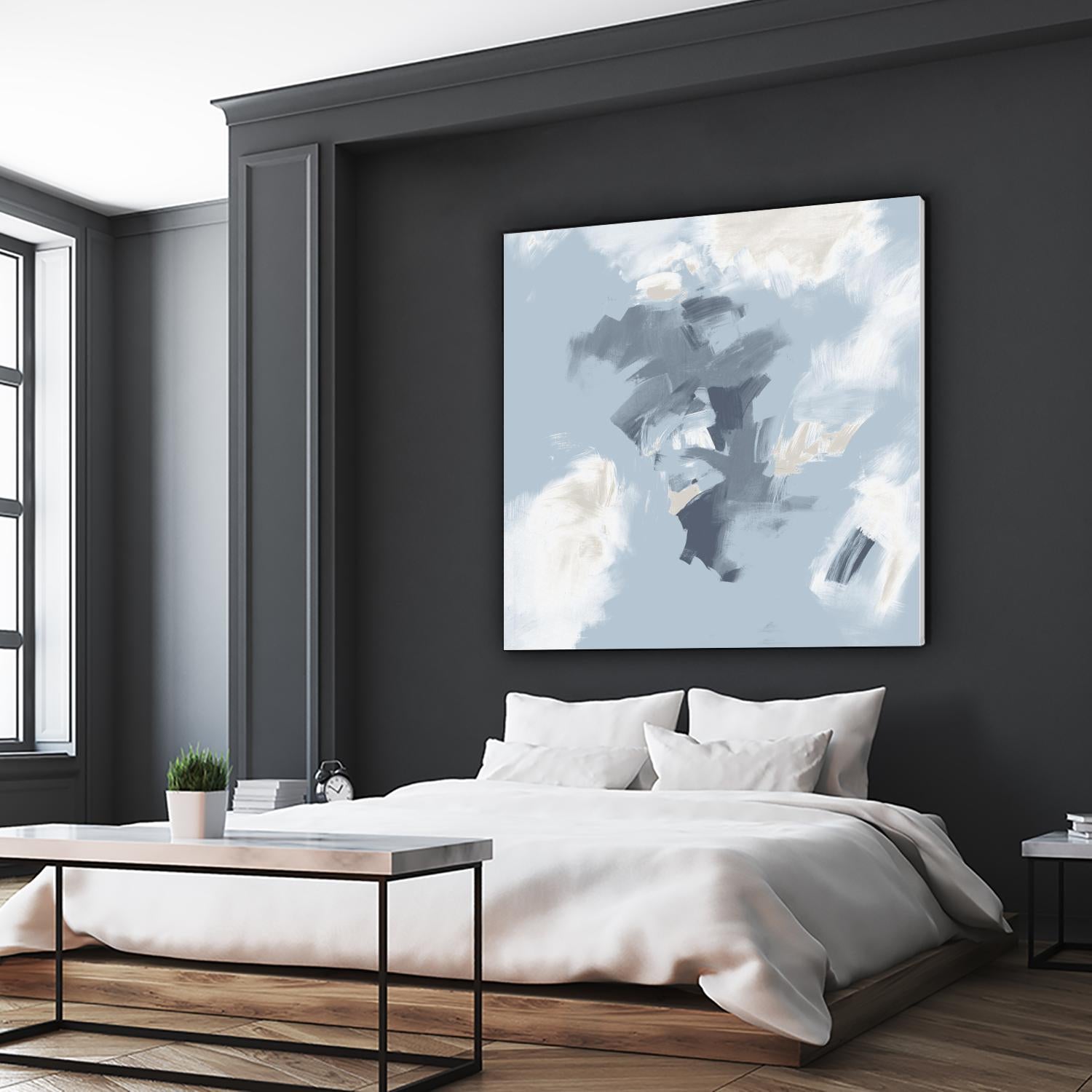 Peaches and Cream II by Daleno Art on GIANT ART - beige abstract