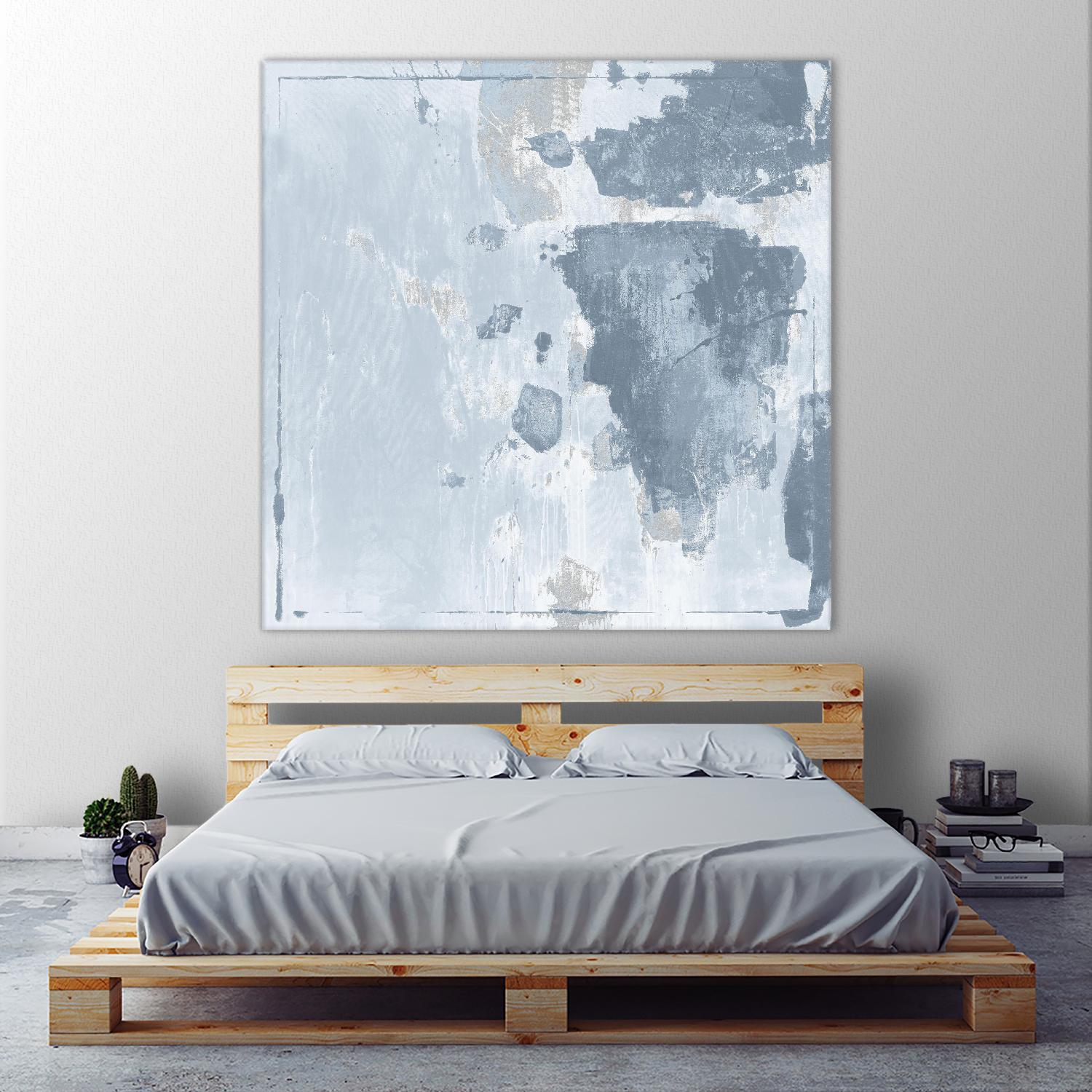 Texas Stamp II by Daleno Art on GIANT ART - blue abstract abstrait 