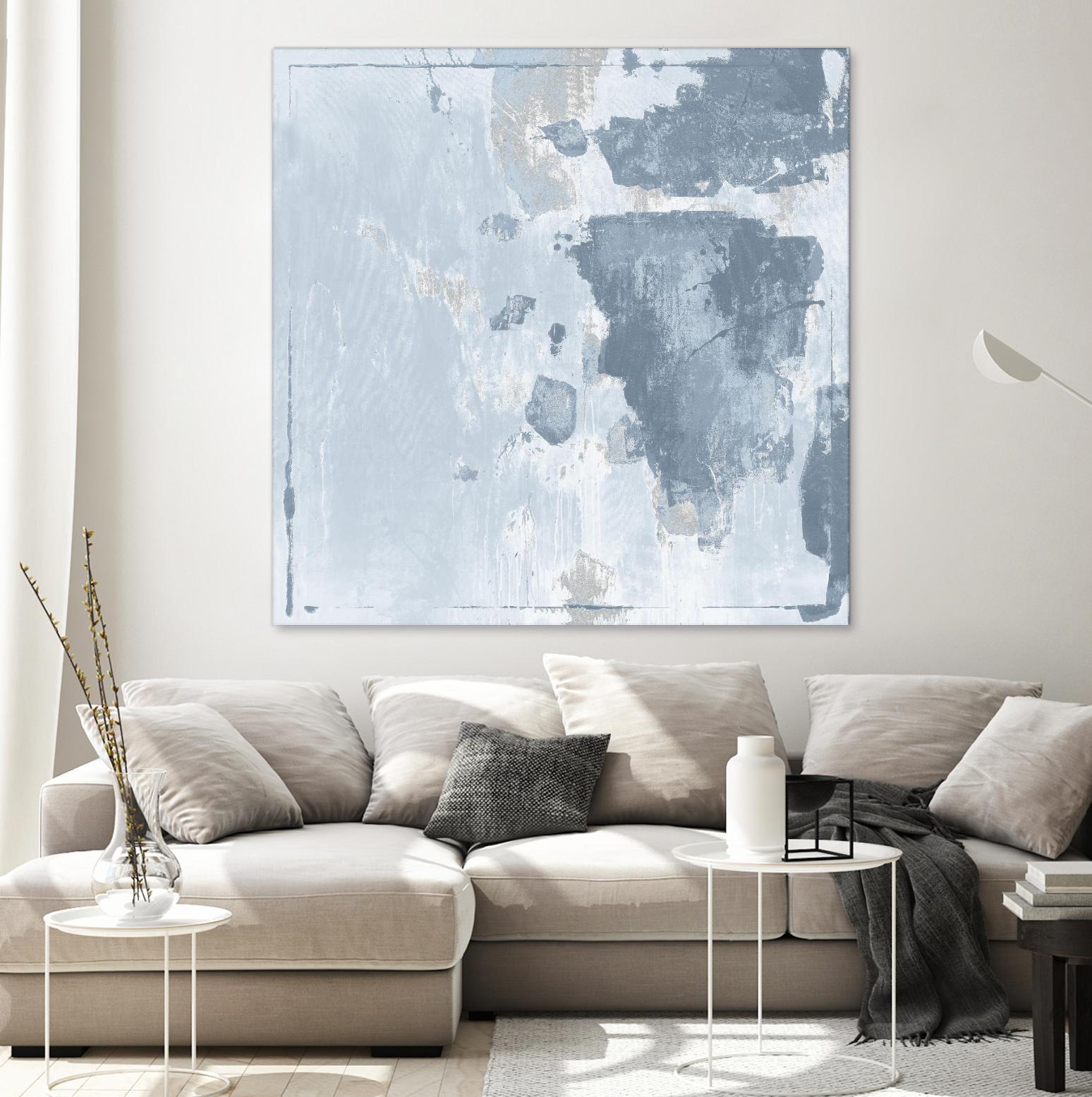 Texas Stamp II by Daleno Art on GIANT ART - blue abstract abstrait 