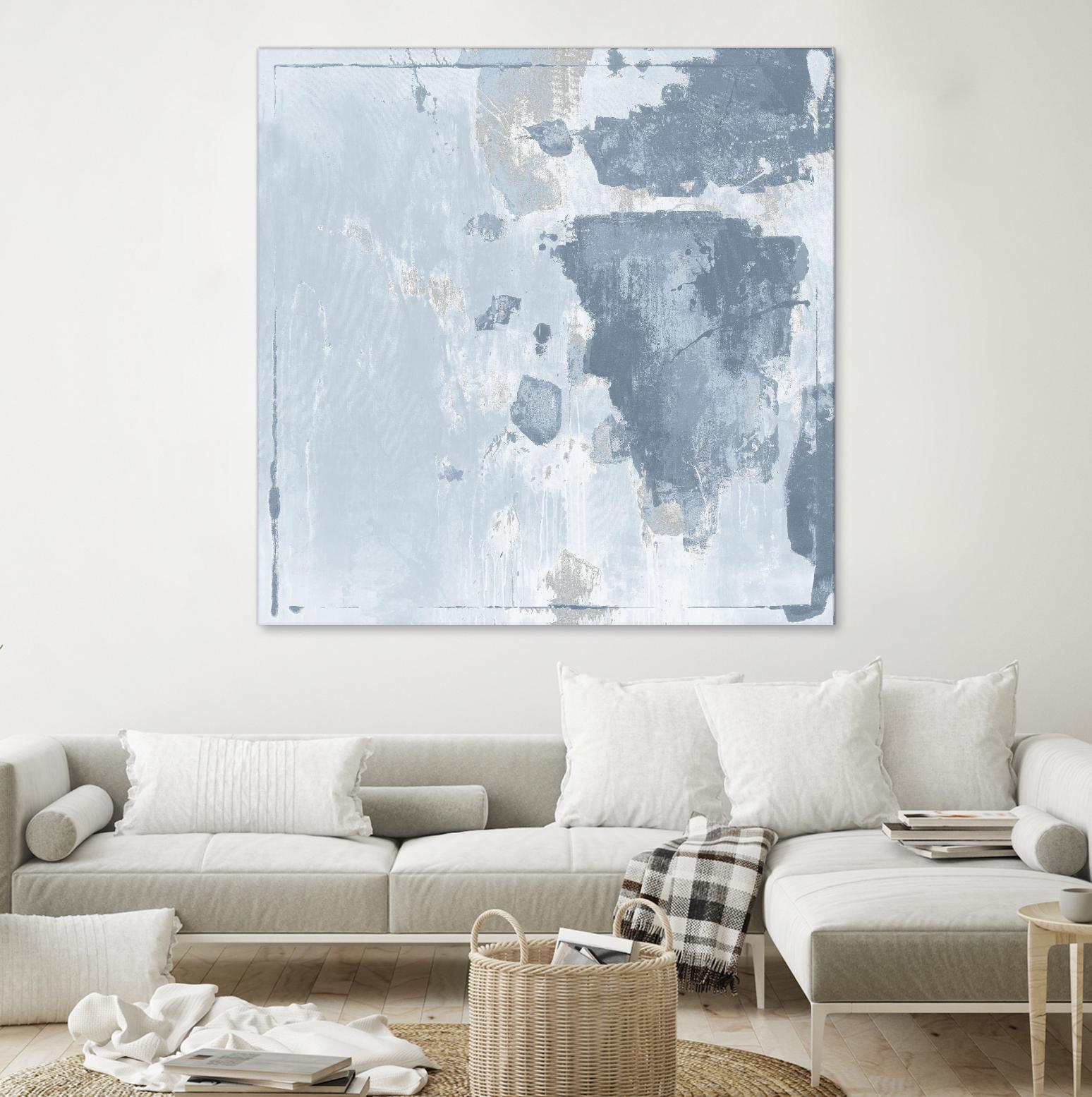Texas Stamp II by Daleno Art on GIANT ART - blue abstract abstrait 