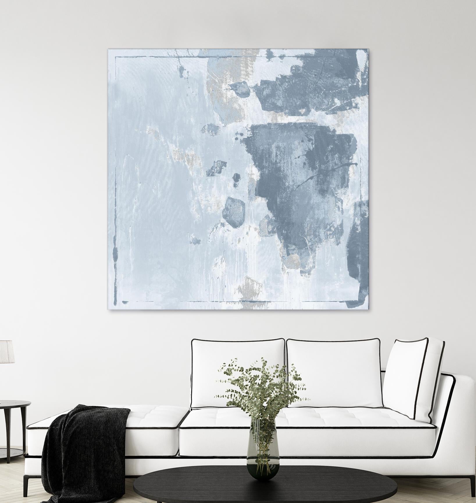Texas Stamp II by Daleno Art on GIANT ART - blue abstract abstrait 