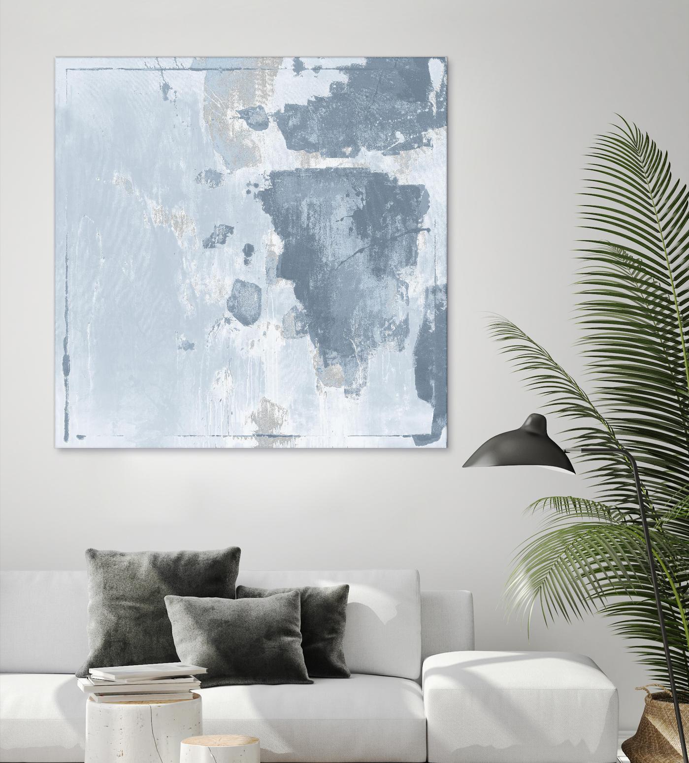 Texas Stamp II by Daleno Art on GIANT ART - blue abstract abstrait 