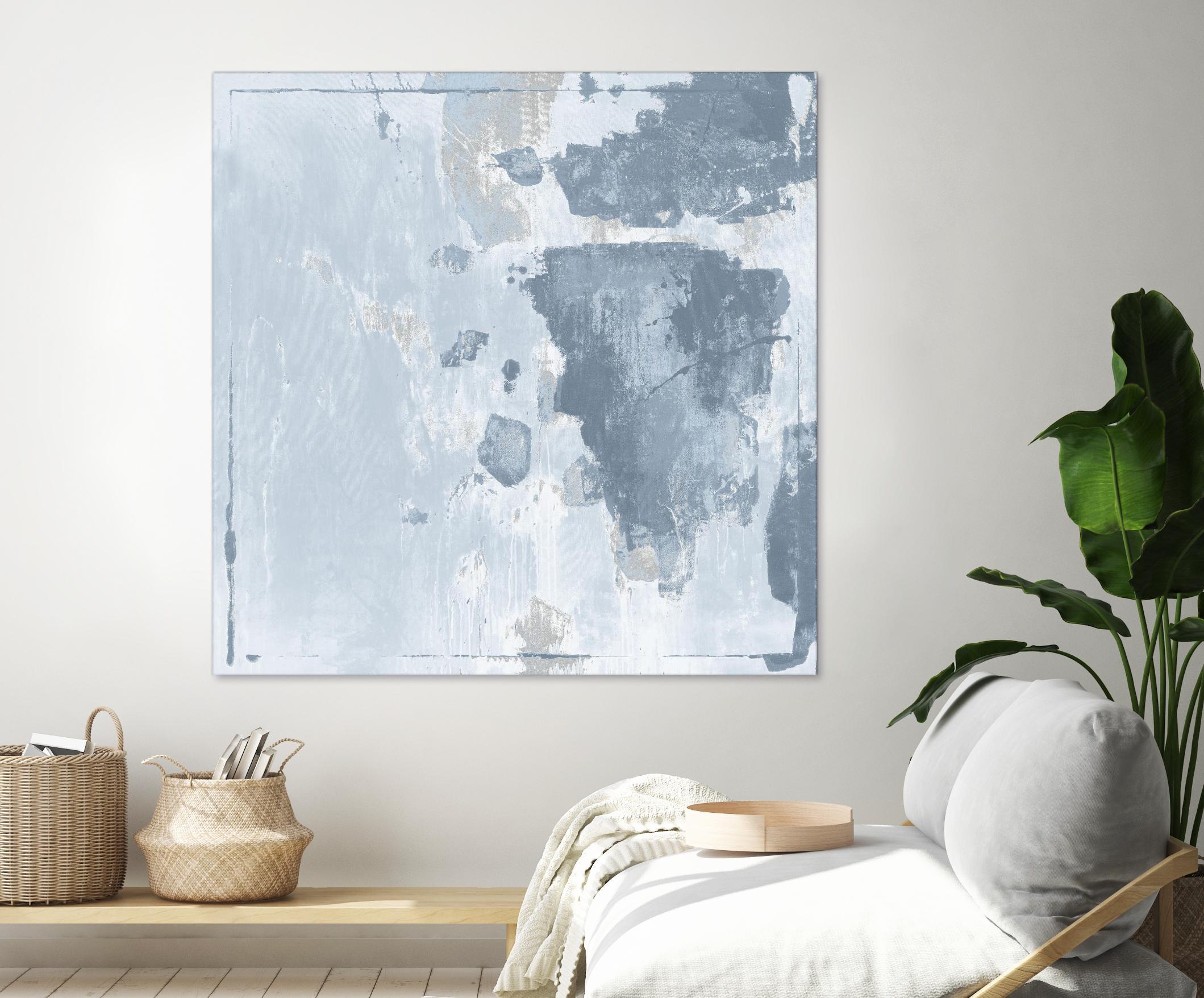 Texas Stamp II by Daleno Art on GIANT ART - blue abstract abstrait 