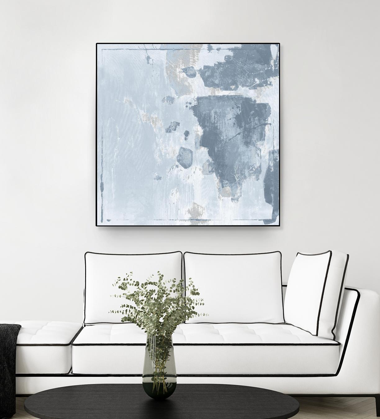 Texas Stamp II by Daleno Art on GIANT ART - blue abstract abstrait 