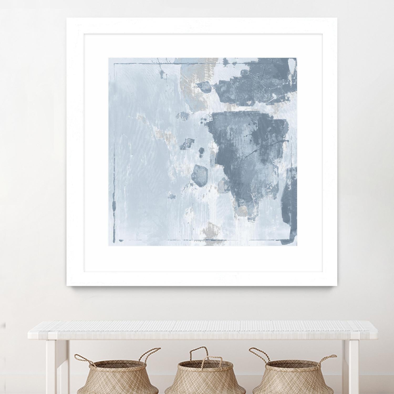 Texas Stamp II by Daleno Art on GIANT ART - blue abstract abstrait 