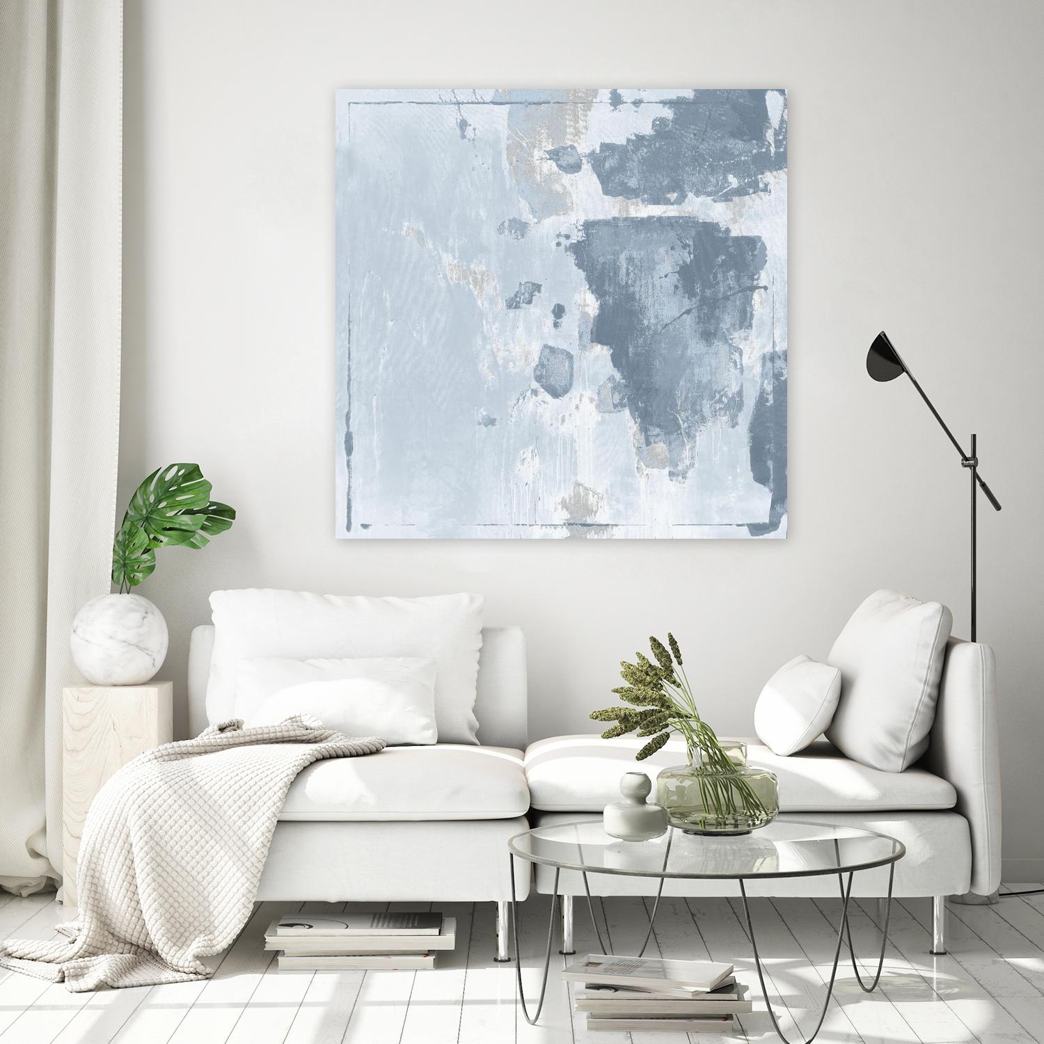 Texas Stamp II by Daleno Art on GIANT ART - blue abstract abstrait 