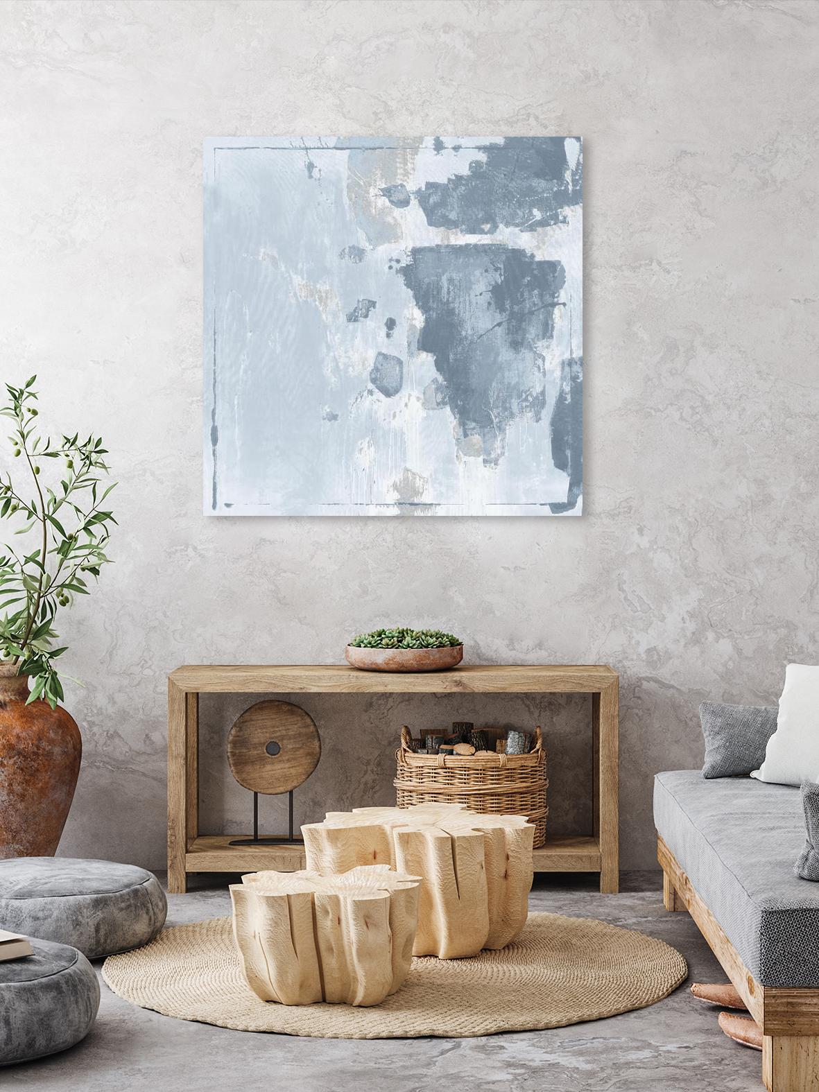 Texas Stamp II by Daleno Art on GIANT ART - blue abstract abstrait 