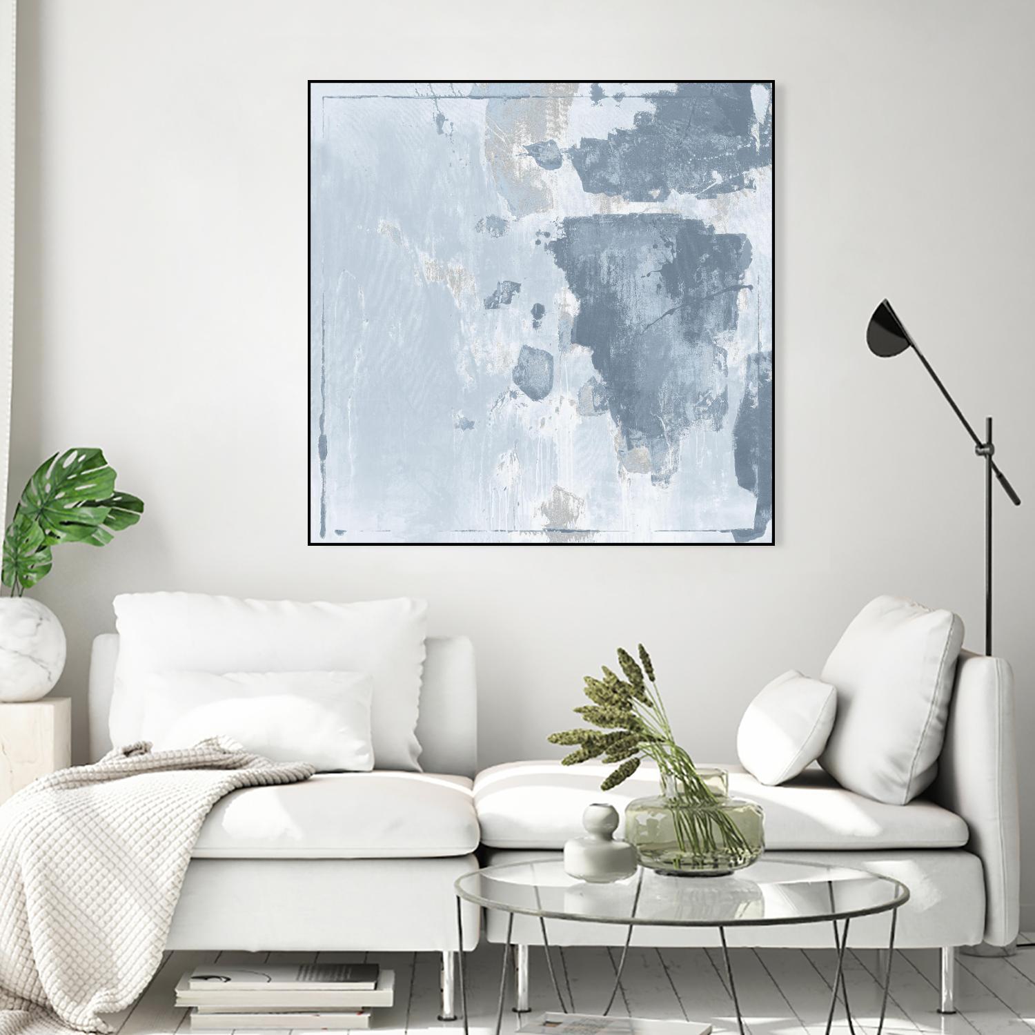 Texas Stamp II by Daleno Art on GIANT ART - blue abstract abstrait 