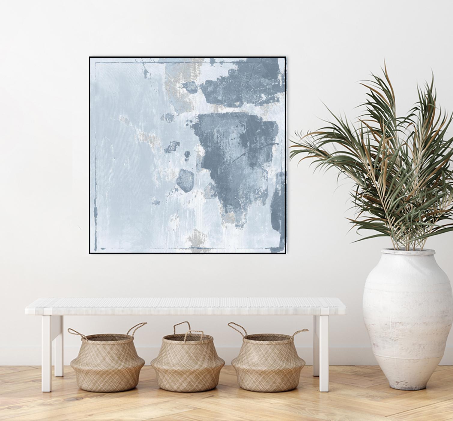 Texas Stamp II by Daleno Art on GIANT ART - blue abstract abstrait 