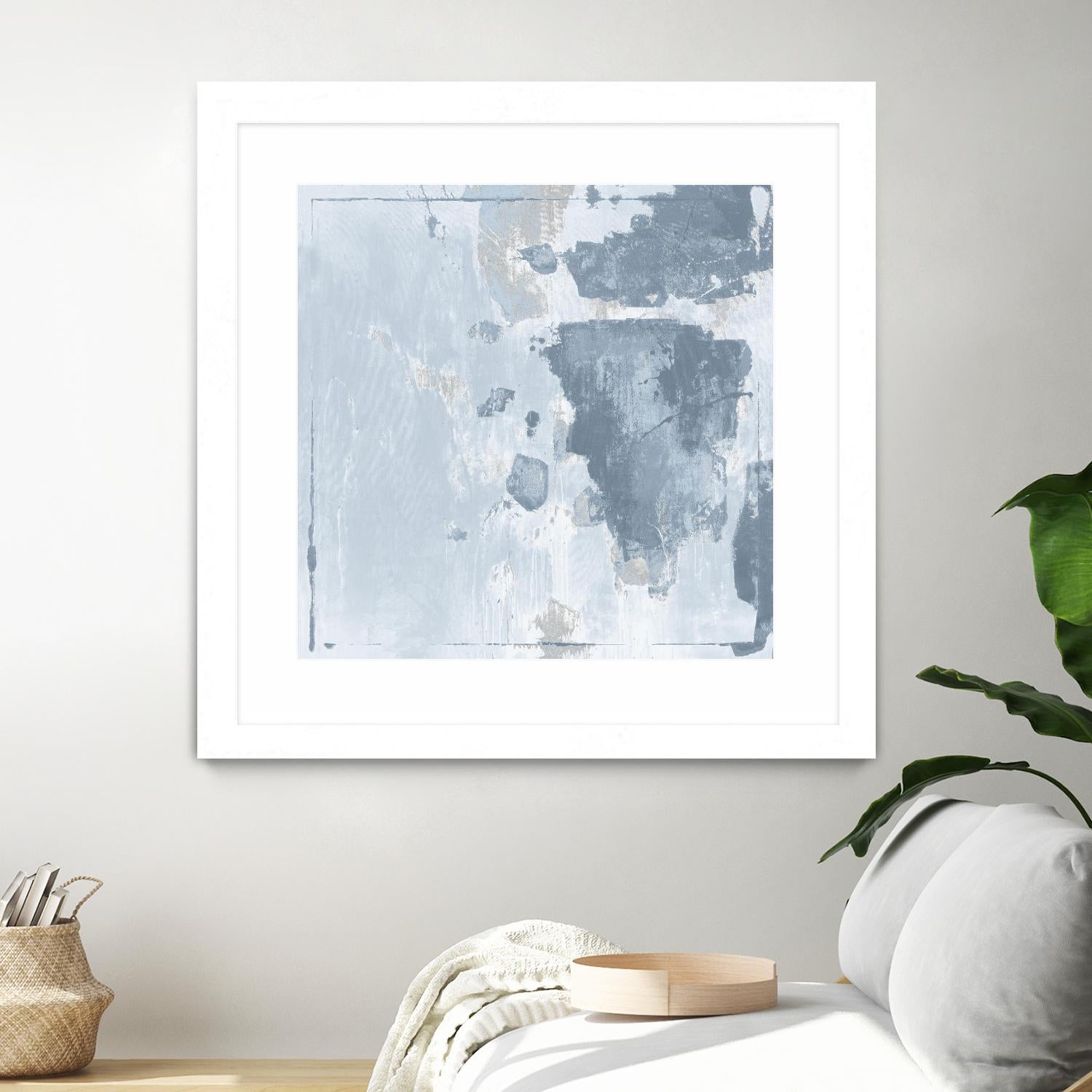 Texas Stamp II by Daleno Art on GIANT ART - blue abstract abstrait 