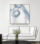 Twice Over VII by Daleno Art on GIANT ART - blue abstract abstrait 